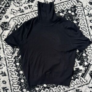 H&M Black Turtleneck Blouse